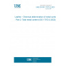 UNE EN ISO 17072-2:2023 Leather - Chemical determination of metal content - Part 2: Total metal content (ISO 17072-2:2022)