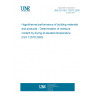 UNE EN ISO 12570:2000 Hygrothermal performance of building materials and products - Determination of moisture content by drying at elevated temperature. (ISO 12570:2000)