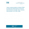 UNE EN ISO 15367-2:2005 Lasers and laser-related equipment - Test methods for determination of the shape of a laser beam wavefront - Part 2: Shack-Hartmann sensors (ISO 15367-2:2005)