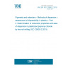 UNE EN ISO 23900-2:2018 Pigments and extenders - Methods of dispersion and assessment of dispersibility in plastics - Part 2: Determination of colouristic properties and ease of dispersion in plasticized polyvinyl chloride by two-roll milling (ISO 23900-2:2015)