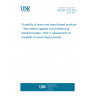 UNE EN 113-3:2023 Durability of wood and wood-based products - Test method against wood destroying basidiomycetes - Part 3: Assessment of durability of wood-based panels