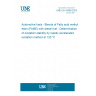 UNE EN 16568:2023 Automotive fuels - Blends of Fatty acid methyl ester (FAME) with diesel fuel - Determination of oxidation stability by rapidly accelerated oxidation method at 120 °C