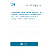 UNE EN IEC 60704-2-4:2026 - Household and similar electrical appliances - Test code for the determination of airborne acoustical noise - Part 2-4: Particular requirements for washing machines and spin extractors