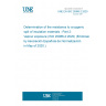 UNE EN ISO 20088-2:2020 Determination of the resistance to cryogenic spill of insulation materials - Part 2: Vapour exposure (ISO 20088-2:2020) (Endorsed by Asociación Española de Normalización in May of 2020.)