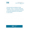 UNE EN IEC 62680-1-2:2021 Universal serial bus interfaces for data and power - Part 1-2: Common components - USB Power Delivery specification (Endorsed by Asociación Española de Normalización in June of 2021.)