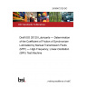 24/30472120 DC Draft ISO 20120 Lubricants — Determination of the Coefficient of Friction of Synchronizer Lubricated by Manual Transmission Fluids (MTF) — High-Frequency, Linear-Oscillation (SRV) Test Machine