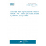 UNE EN 62044-1:2002 Cores made of soft magnetic materials - Measuring methods -- Part 1: Generic specification (Endorsed by AENOR in January of 2003.)