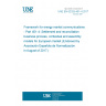 UNE EN 62325-451-4:2017 Framework for energy market communications - Part 451-4: Settlement and reconciliation business process, contextual and assembly models for European market (Endorsed by Asociación Española de Normalización in August of 2017.)