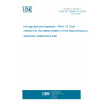 UNE EN 13880-13:2019 Hot applied joint sealants - Part 13: Test method for the determination of the discontinuous extension (adherence test)