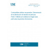 UNE EN 15415-3:2012 Solid recovered fuels - Determination of particle size distribution - Part 3: Method by image analysis for large dimension particles