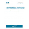 UNE EN 50244:2018 Electrical  apparatus for the detection of combustible gases in domestic premises - Guide on the selection, installation, use and maintenance