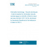 UNE EN ISO/IEC 27017:2021 Information technology - Security techniques - Code of practice for information security controls based on ISO/IEC 27002 for cloud services (ISO/IEC 27017:2015) (Endorsed by Asociación Española de Normalización in March of 2021.)