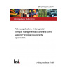 BS EN 62290-2:2014 Railway applications. Urban guided transport management and command/control systems Functional requirements specification