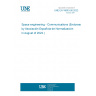 UNE EN 16603-50:2022 Space engineering - Communications (Endorsed by Asociación Española de Normalización in August of 2022.)