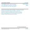 CSN EN 14972-9 - Fixed firefighting systems - Water mist systems - Part 9: Test protocol for machinery in enclosures not exceeding 260 m® for open nozzle systems