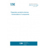 UNE EN 134:1998 Respiratory protective devices - Nomenclature of components