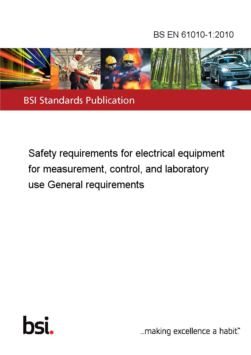 BS EN 6101012010 Safety requirements for electrical equipment for