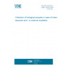 UNE 73702:2014 Collection of biological samples in case of internal exposure and / or external irradiation