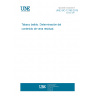 UNE ISO 12195:2015 Threshed tobacco -Determination of residual stem content