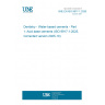 UNE EN ISO 9917-1:2026 Dentistry - Water-based cements - Part 1: Acid-base cements (ISO 9917-1:2025, Corrected version 2025-10)