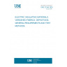 UNE 21344:1976 ELECTRIC INSULATING MATERIALS. VARNISHED FABRICS. DEFINITIONS, GENERAL REQUIREMENTS AND TEST METHODS.