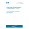 UNE EN ISO 26825:2023 Anaesthetic and respiratory equipment - User-applied labels for syringes containing drugs used during anaesthesia - Colours, design and performance (ISO 26825:2020)
