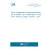 UNE EN ISO 3727-1:2002 Butter - Determination of moisture, non-fat solids and fat contents - Part 1: Determination of moisture content (Reference method). (ISO 3727-1:2001)