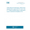 UNE EN 50525-2-71:2012 Electric cables - Low voltage energy cables of rated voltages up to and including 450/750 V (Uo/U) -- Part 2-71: Cables for general applications - Flat tinsel cables (cords) with thermoplastic PVC insulation