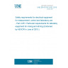 UNE EN 61010-2-051:2015 Safety requirements for electrical equipment for measurement, control and laboratory use - Part 2-051: Particular requirements for laboratory equipment for mixing and stirring (Endorsed by AENOR in June of 2015.)