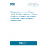 UNE EN 14243-2:2019 Materials obtained from end of life tyres - Part 2: Granulates and powders - Methods for determining the particle size distribution and impurities, including free steel and free textile content