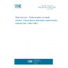 UNE EN ISO 11652:2023 Steel and iron - Determination of cobalt content - Flame atomic absorption spectrometric method (ISO 11652:1997)