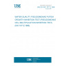 UNE EN ISO 10712:1996 Water quality - Pseudomonas putida growth inhibition test (pseudomonas cell multiplication inhibition test)(ISO 10712:1995)