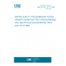 UNE EN ISO 10712:1996 Water quality - Pseudomonas putida growth inhibition test (pseudomonas cell multiplication inhibition test)(ISO 10712:1995)