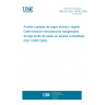 UNE EN ISO 16035:2006 Animal and vegetable fats and oils - Determination of low-boiling halogenated hydrocarbons in edible oils (ISO 16035:2003)