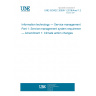 UNE ISO/IEC 20000-1:2018/Amd 1:2024 Information technology — Service management — Part 1: Service management system requirements — Amendment 1: Climate action changes