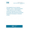 UNE EN IEC 60384-14:2023/AC:2024-11 Fixed capacitors for use in electronic equipment - Part 14: Sectional specification - Fixed capacitors for electromagnetic interference suppression and connection to the supply mains (Endorsed by Asociación Española de Normalización in December of 2024.)