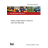 BS EN ISO 489:2022 Plastics. Determination of refractive index (ISO 489:2022)