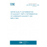 UNE EN ISO 9963-2:1996 WATER QUALITY. DETERMINATION OF ALKALINITY. PART 2: DETERMINATION OF CARBONATE ALKALINITY. (ISO 9963-2:1994).