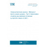 UNE EN 725-5:2007 Advanced technical ceramics - Methods of test for ceramic powders - Part 5: Determination of particle size distribution (Endorsed by AENOR in March of 2007.)