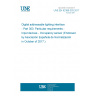 UNE EN 62386-303:2017 Digital addressable lighting interface - Part 303: Particular requirements - Input devices - Occupancy sensor (Endorsed by Asociación Española de Normalización in October of 2017.)