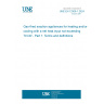 UNE EN 12309-1:2024 Gas-fired sorption appliances for heating and/or cooling with a net heat input not exceeding 70 kW - Part 1: Terms and definitions