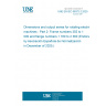 UNE EN IEC 60072-2:2025 Dimensions and output series for rotating electrical machines - Part 2: Frame numbers 355 to 1 000 and flange numbers 1 180 to 2 360 (Endorsed by Asociación Española de Normalización in December of 2025.) UNE EN IEC 60072-2:2025 Dimensions and output series for rotating electrical machines - Part 2: Frame numbers 355 to 1 000 and flange numbers 1 180 to 2 360 (Endorsed by Asociación Española de Normalización in December of 2025.)