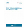 UNE 36061:2026 - Steel welded fabric for structural use in concrete reinforcement. Steel welded fabric made out of steel bars B 500 S