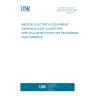 UNE EN 61303:1997 MEDICAL ELECTRICAL EQUIPMENT. RADIONUCLEIDE CALIBATORS. PARTICULAR METHODS FOR DESCRIBING PERFORMANCE.