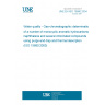 UNE EN ISO 15680:2004 Water quality - Gas-chromatographic determination of a number of monocyclic aromatic hydrocarbons, naphthalene and several chlorinated compounds using purge-and-trap and thermal desorption (ISO 15680:2003)