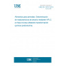 UNE EN 15781:2010 Animal feeding stuffs - Determination of maduramicin-ammonium by reversed-phase HPLC using post-column derivatisation