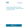 UNE 15207:1990 MODULAR UNITS FOR MACHINE TOOL CONSTRUCTION. MULTI-SPINDLE HEADS. CASING AND IMPUT DRIVESHAFT DIMENSIONS.