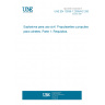 UNE EN 13938-1:2005/AC:2006 Explosives for civil uses - Propellants and rocket propellants - Part 1: Requirements