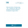 UNE EN ISO 14880-1:2019 Optics and photonics - Microlens arrays - Part 1: Vocabulary (ISO 14880-1:2019) (Endorsed by Asociación Española de Normalización in August of 2019.)