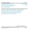 CSN EN 14972-15 - Fixed firefighting systems - Water mist systems - Part 15: Test protocol for combustion turbines in enclosures not exceeding 260 m® for open nozzle systems